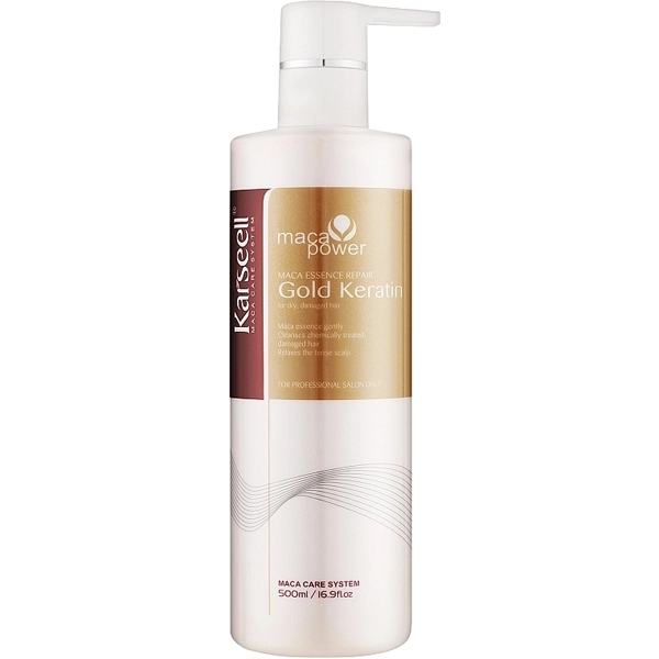 Máscara Capilar Karssell Maca Power Essence Gold Keratin 500ml