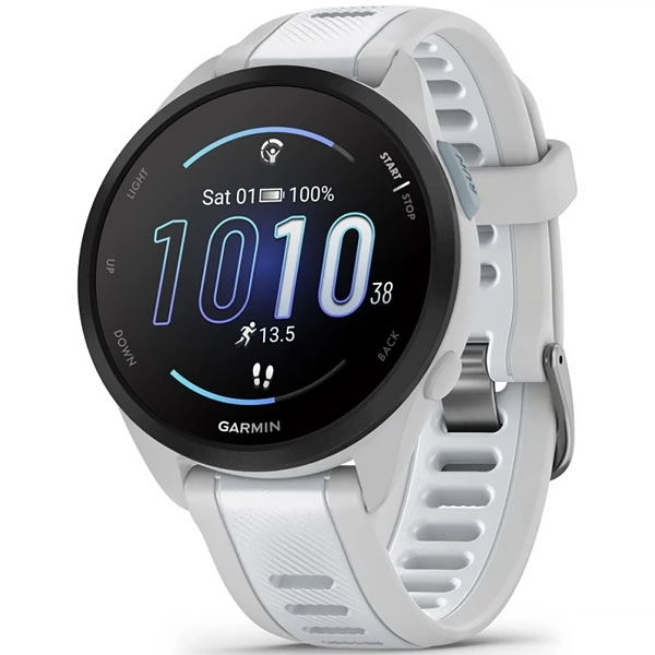 Reloj Garmin Forerunner 165 AMOLED 010-02863 con GPS/Bluetooth - Gris/Blanco