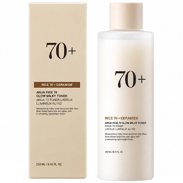 Tónico Facial Anua Rice 70 Glow Milky de 150ml
