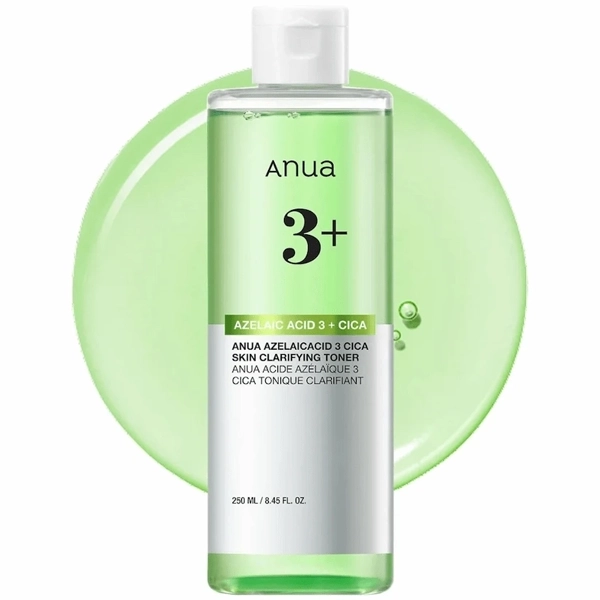 Tónico Facial Anua Azelaic Acid 3 + Cica Skin Clarifying de 250ml