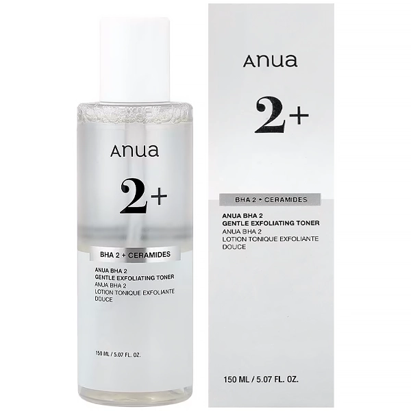 Tônico Facial Anua BHA 2 Gentle Exfoliating de 150ml