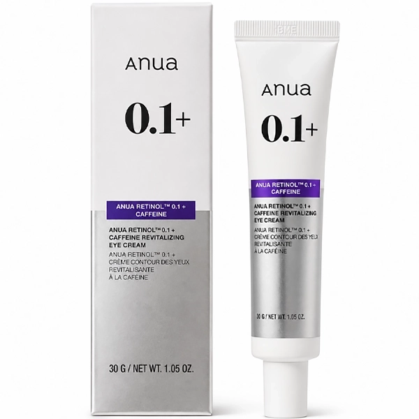 Crema para Contorno de Ojos Anua Retinol 0.1 Caffeine Revitalizing de 30g