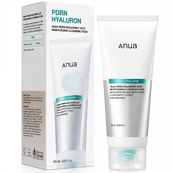 Espuma Facial de Limpieza Anua PDRN Hyaluronic Acid Moisturizing 150ml