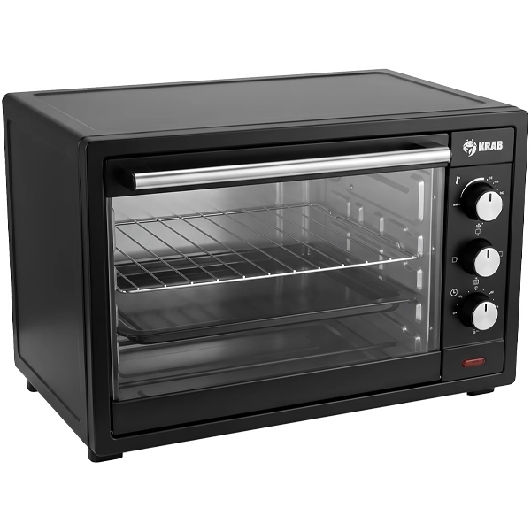 Forno Elétrico KRAB KBHE45 de 45 Litros com 220 - 240 V ~ 50/60 Hz - Preto