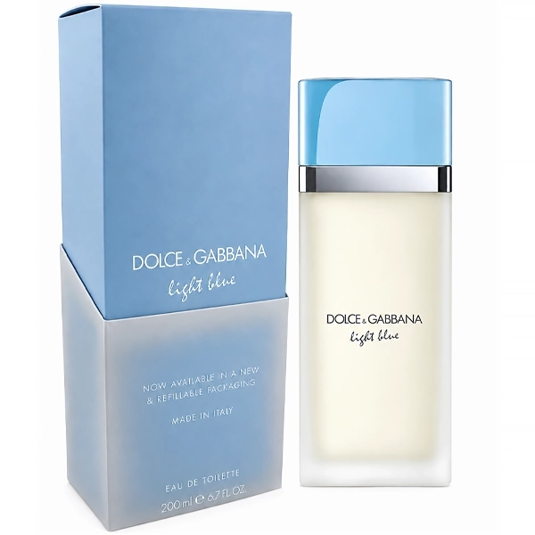 Perfume Feminino Dolce&Gabbana Light Blue EDT Refilável 200ml