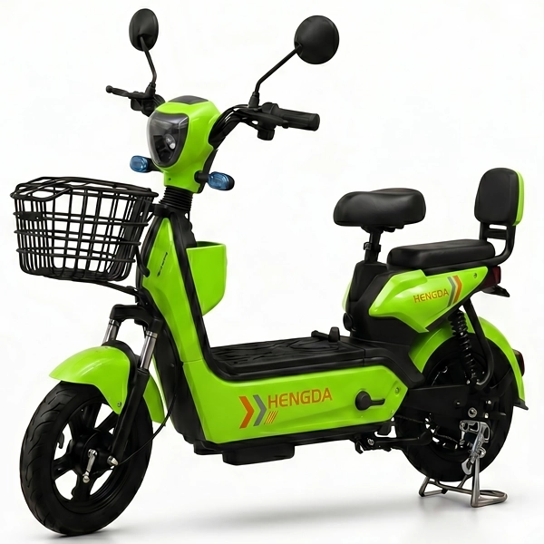 Moto Elétrica Hengda YQ-JY 350 watts Autonomia 35 km com NFC - Verde