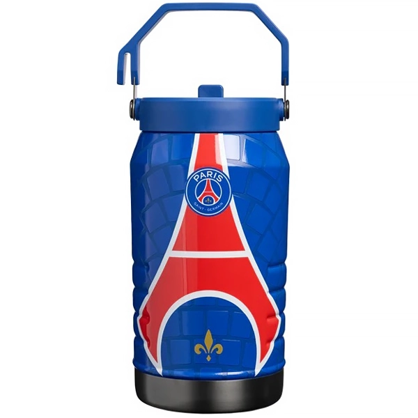 Garrafa Térmica Stanley IceFlow Flip Straw Jug Paris Saint-Germanin de 1.89Litros - Azul