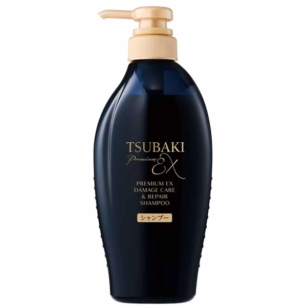 Shampoo Tsubaki Premiun Ex Damage Care & Repair 450 ml (Frasco Danificado)