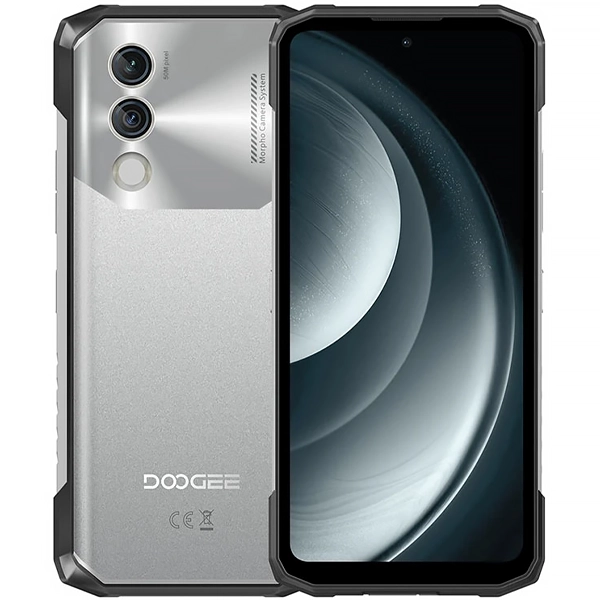 Celular DOOGEE Blade10 Power NFC Dual SIM de 128GB/8GB RAM de 6.6" 50MP/8MP - Interstellar Silver
