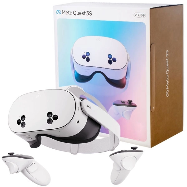 Óculos de Realidade Virtual Meta Quest 3S 256GB com Wi-Fi - Branco