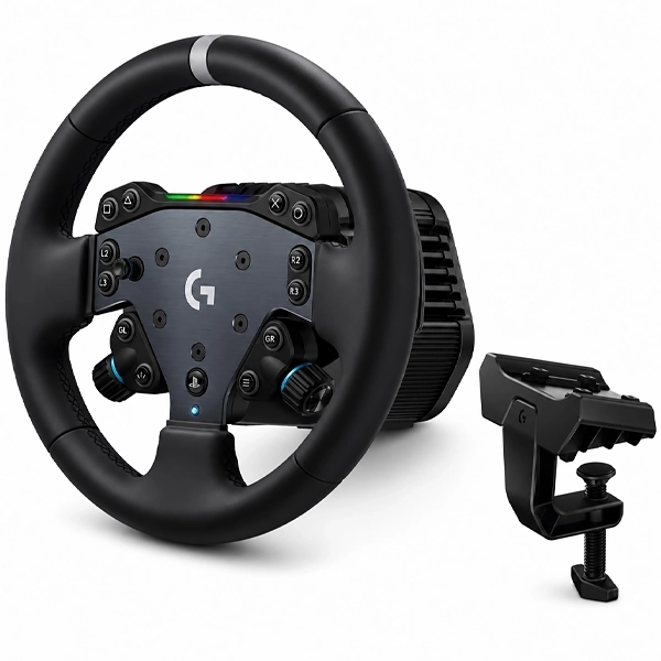 Volante Logitech TRUEFORCE RS50 SYSTEM para PlayStation/PC Bivolt - Preto