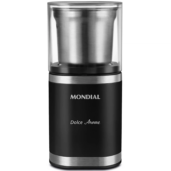 Moledor de Café Mondial Dolce Arome MCF-01-BI 180 watts 220V ~ 50/60 Hz - Negro