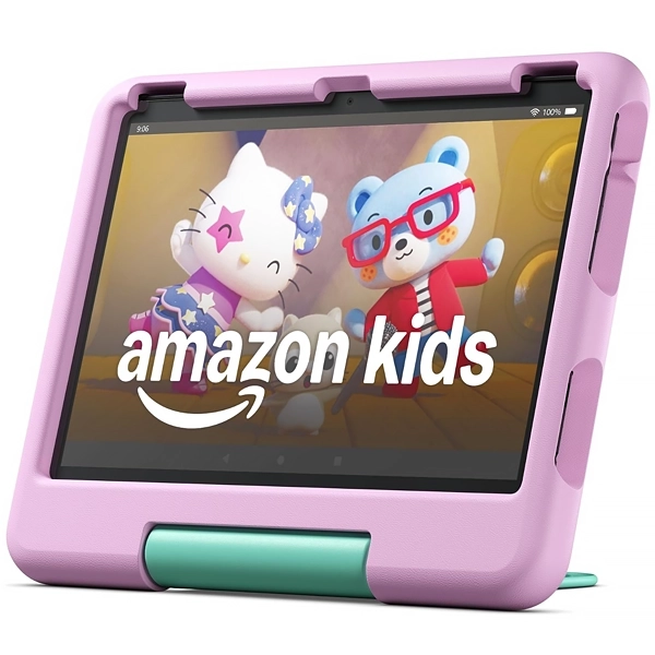 Tablet Amazon Fire HD 10 Kids 13th Gen (2023) 32GB/3GB RAM de 10.1" 5MP/5MP + Capinha Rosa