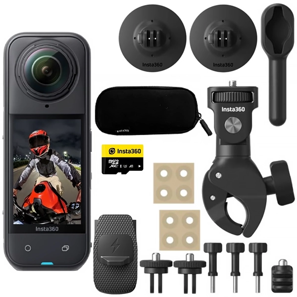 CAMERA INSTA360 X4 AIR CINSAAFA MOTORCYCLE BUNDLE 8K 360 CAMERA ANA PR