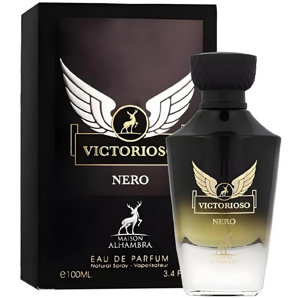 Perfume Masculino Maison Alhambra Victorioso Nero EDP 100ml (Frasco Danificado)