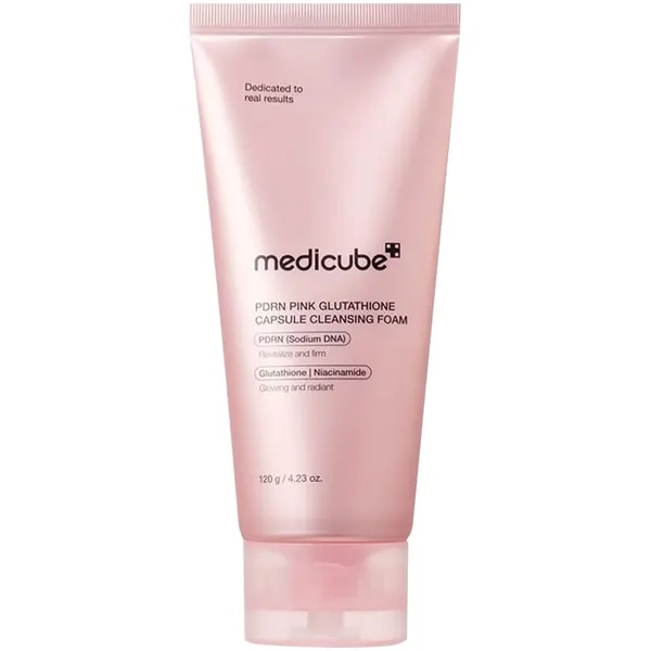 Espuma Facial de Limpeza Medicube PDRN Pink Glutathione Capsule 120g