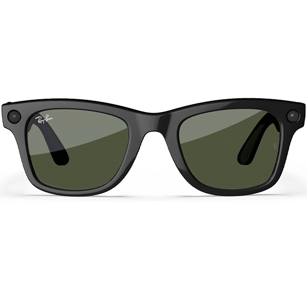 Gafas de Sol Inteligente Ray Ban Meta Wayfarer RW4008 con Cámara y Speaker - Shiny Blak/G15 Green