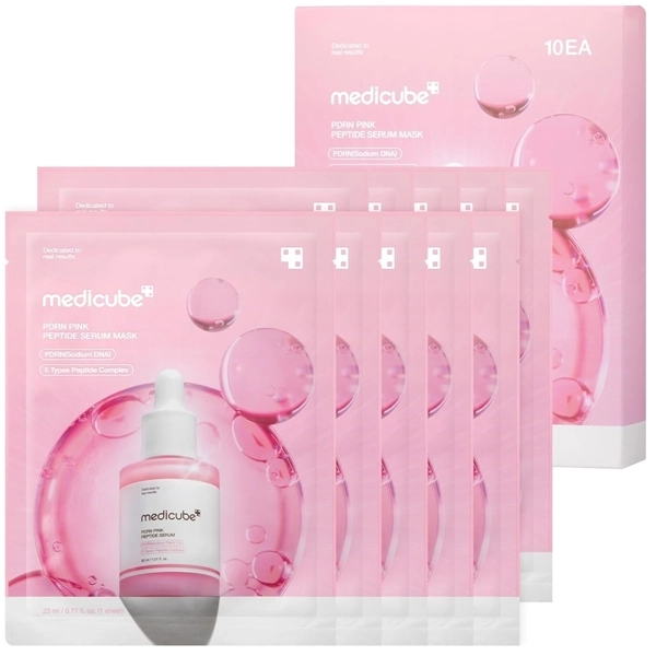 Mascarilla Facial Medicube PDRN Pink Peptide - 10 Unidades