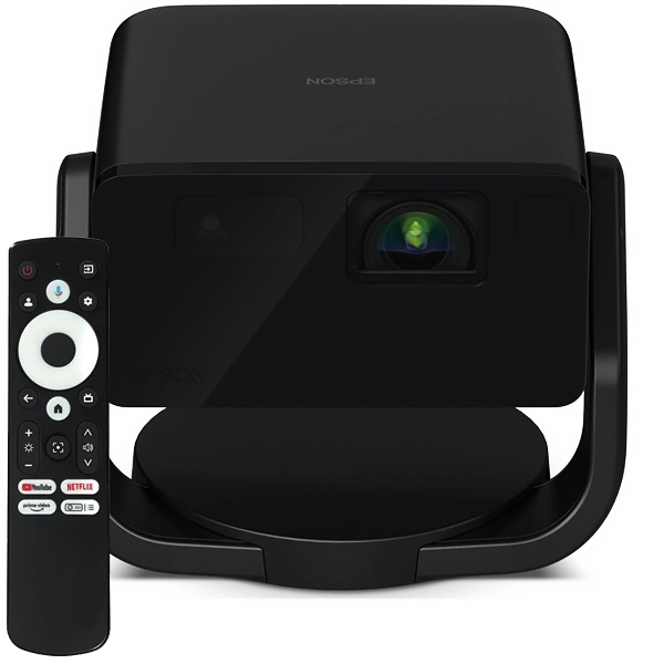 Projetor Epson Epiqvision EF22 de 1.000 Lúmens com Wi-Fi/Bluetooth Bivolt - Preto
