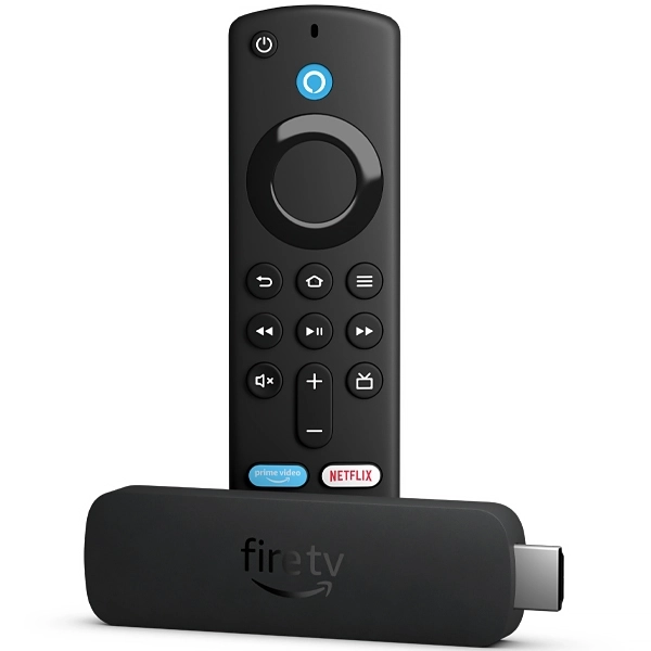 Adaptador para Streaming Amazon Fire TV Stick 4K Select 4K Ultra HD - Preto (CX Feia)