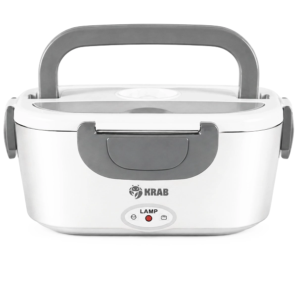 MARMITA TERMICA KRAB KBMPE40 1.5LITROS 40WATTS 2V BRANCO/CINZA