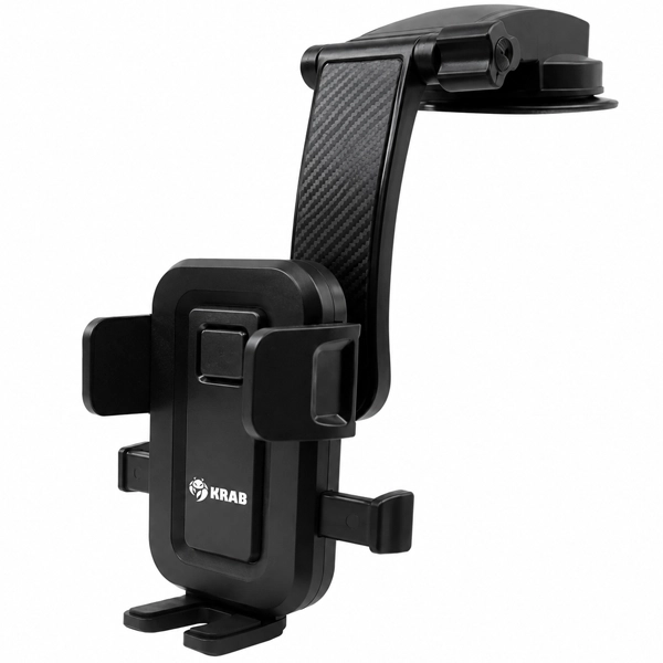 SUPORTE CEL KRAB KB600 P/CARRO 3.5"-7.0" PRETO