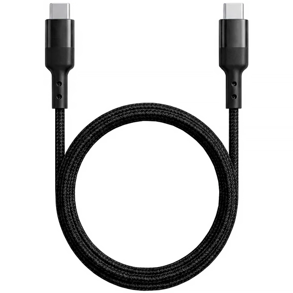 Cabo USB-C Mtek MC-18CCM de 1.8 Metros - Preto