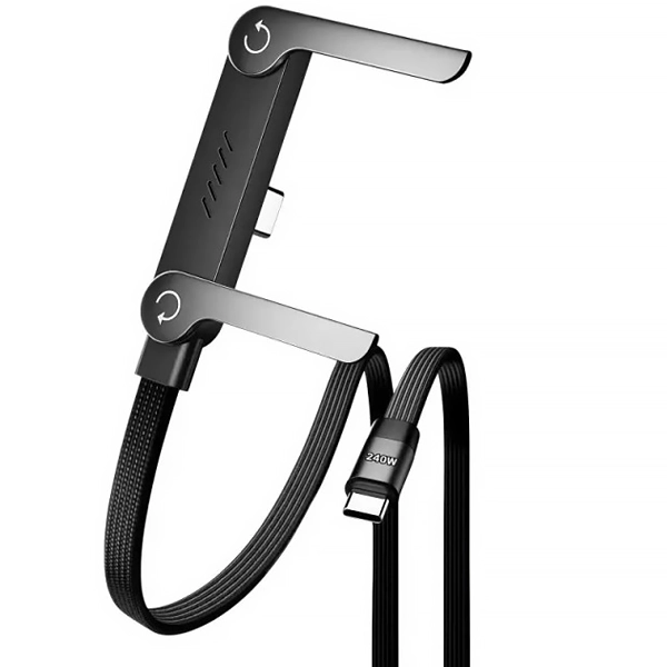 Cabo USB-C Mtek MC-18CCMFS de 1.8 Metros - Preto