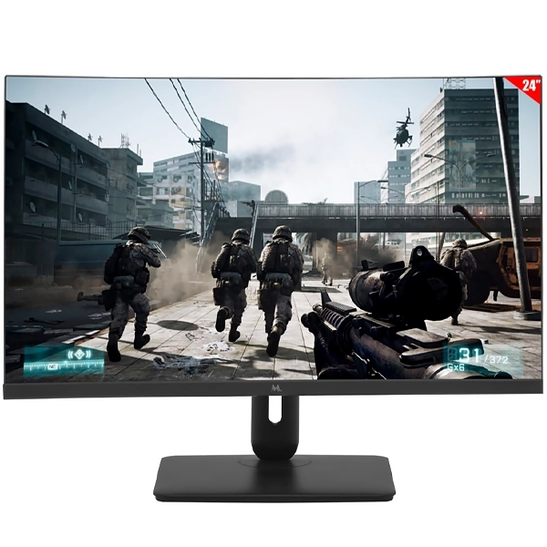 Monitor Gamer Curvo Mtek MSY24FV180C de 24" Full HD 16:9 180Hz 1 ms MPRT com DisplayPort/HDMI