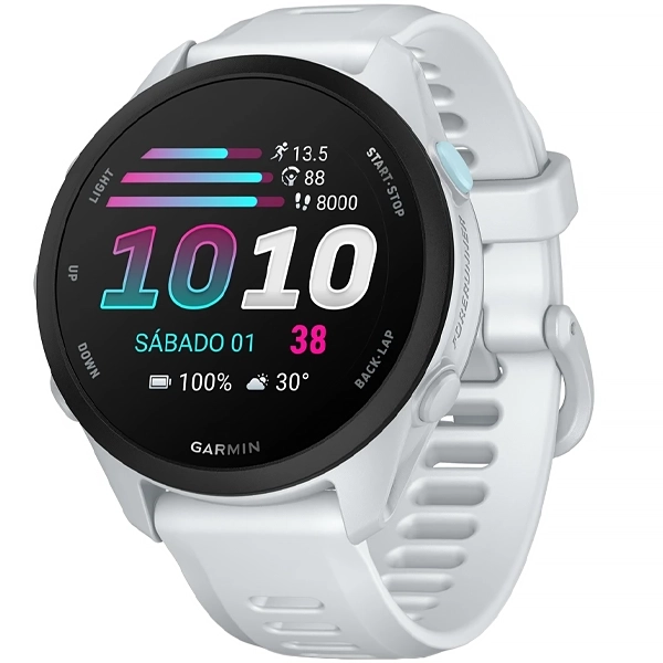 Relógio Garmin Forerunner 70 010-04307 43 mm com GPS/Bluetooth - Branco