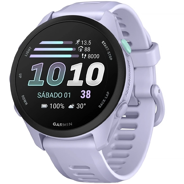 Relógio Garmin Forerunner 70 010-04307 43 mm com GPS/Bluetooth - Roxo