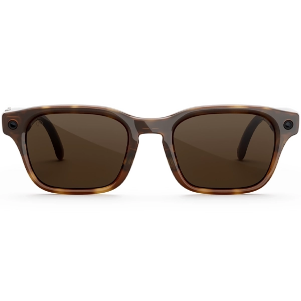 Óculos de Sol Inteligente Meta Adventurer G4QM com Câmera e Speaker - Classic Tortoise/Brown