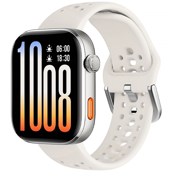 Relógio Haylou Watch Hyper HSS02 com GPS/Bluetooth - Prata/Bege(Anatel)