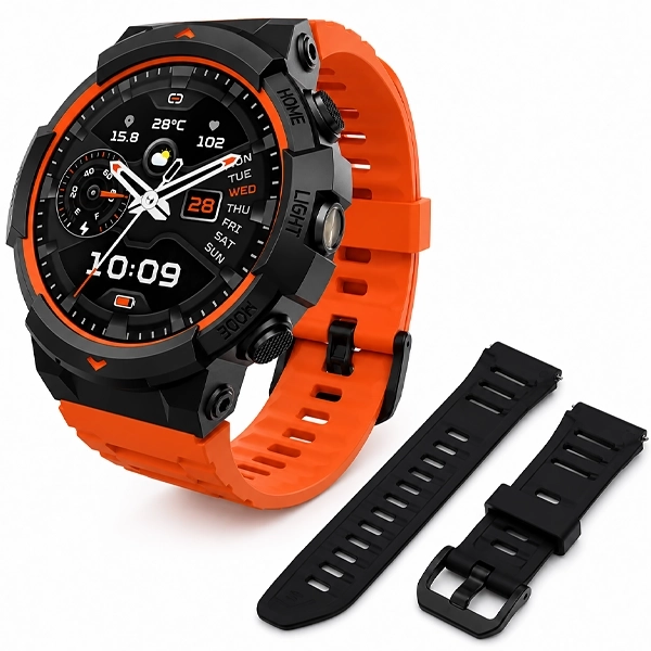Relógio Black Shark GS3 Sport BS-W2402 com GPS/Bluetooth - Lava Black + Pulseira (Anatel)