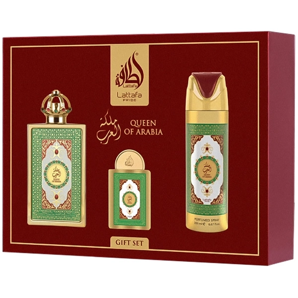 Lattafa Kit Pride Queen Of Arabia Gift Set Edp Desodorante 20ML