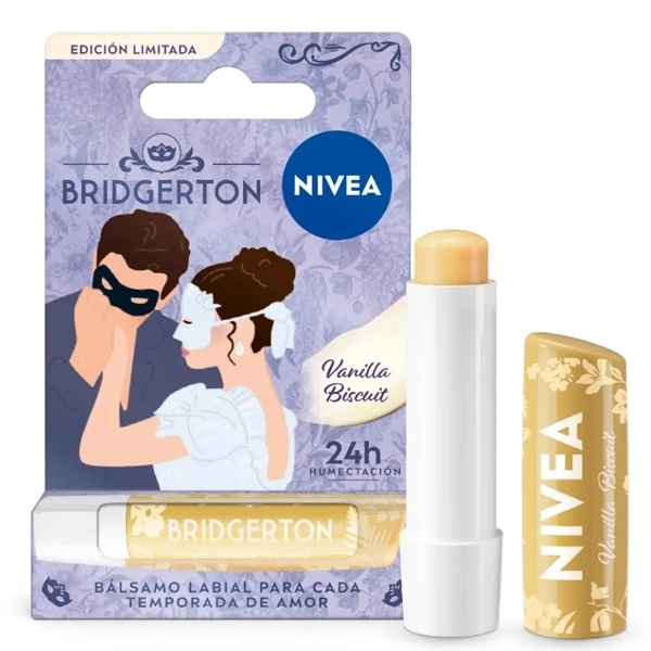 Bálsamo Labial NIVEA Bridgerton Vanilla Biscuit 4.8g