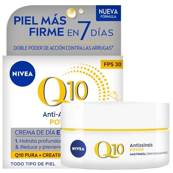 Creme Facial Hidratante NIVEA Q10 Power Anti-Arrugas 50ml