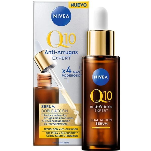 Sérum Facial NIVEA Q10 Anti-Wrinkle Expert Dual Action de 30ml