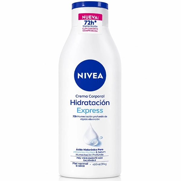 Creme Corporal Hidratante NIVEA Hidratación Express 400ml
