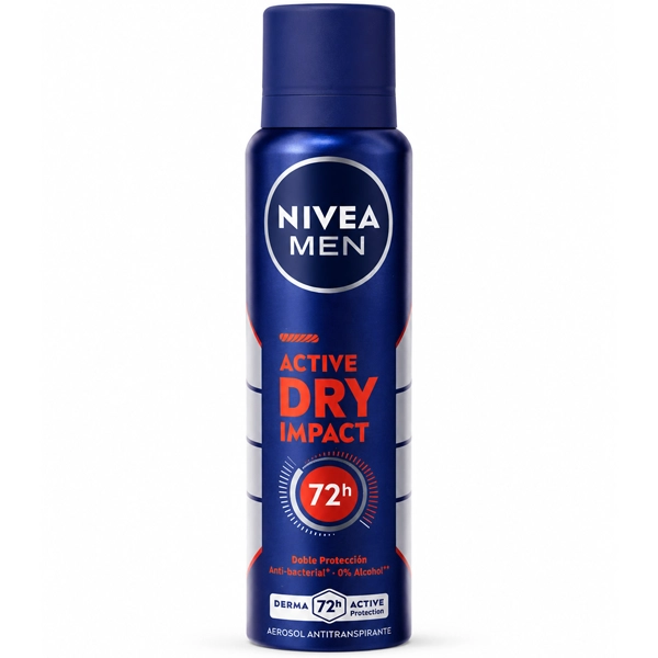 Desodorante Aerosol NIVEA Men Active Dry Impact 150ml