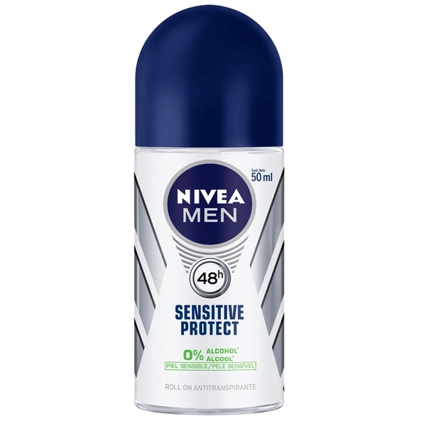 Desodorante Roll-On NIVEA Men Derma Control Sensitive 50ml