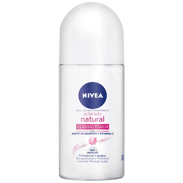 Desodorante Roll-On NIVEA Tono Natural Classic Touch 50ml