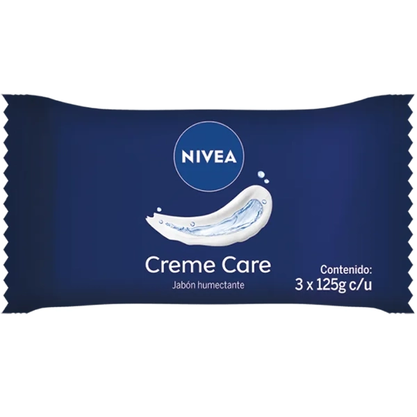 Sabonete em Barra NIVEA Creme Care - 3 Unidades