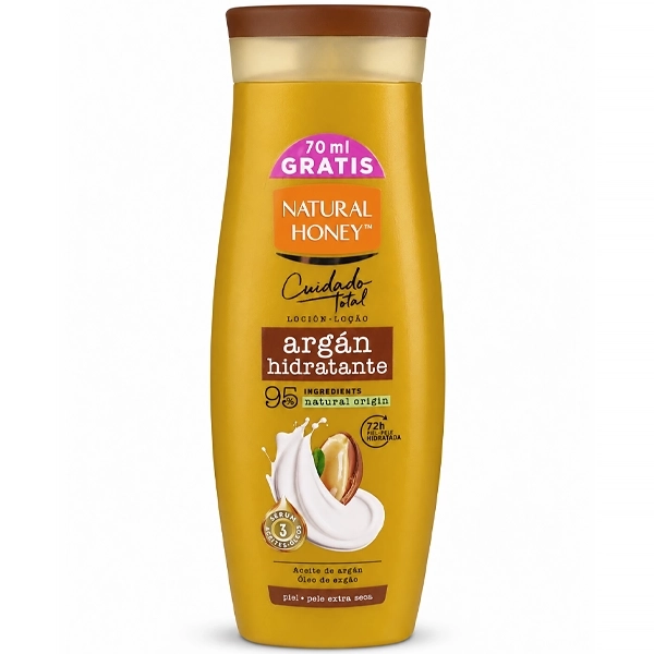 Loção Corporal Hidratante Natural Honey Argán 400ml