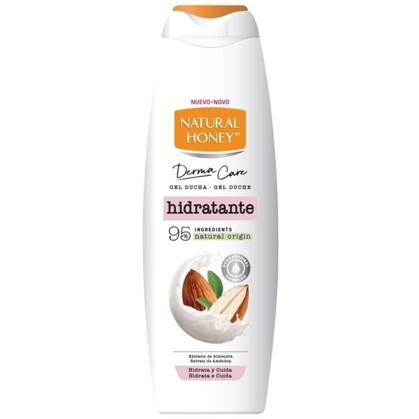Gel de Banho Natural Honey Derma Care Hidratante 650ml