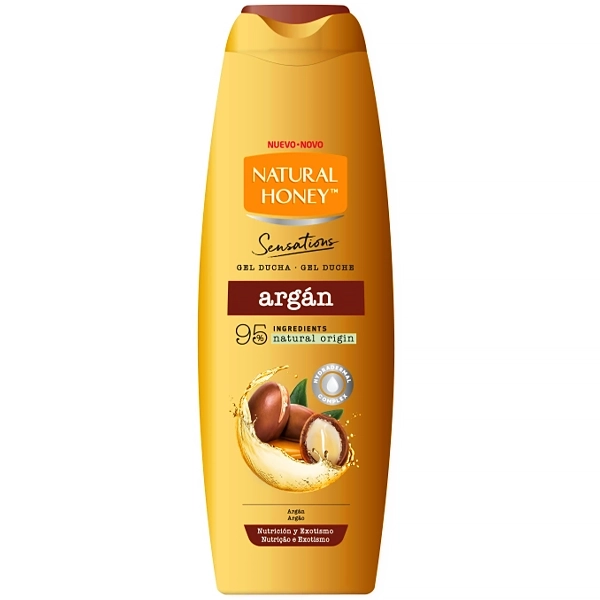 Gel de Banho Natural Honey Sensations Argan 650ml