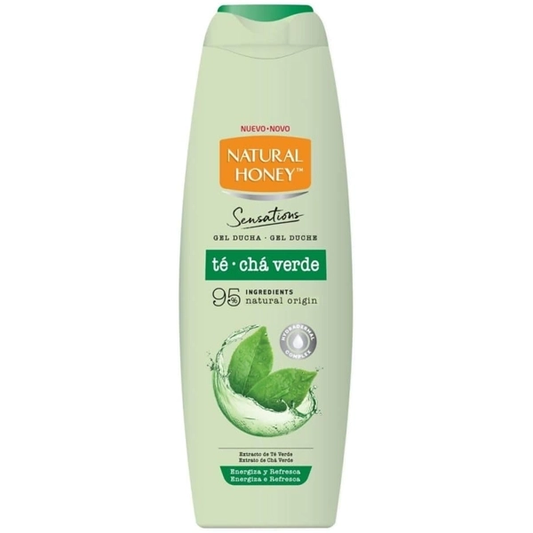 Gel para Ducha Natural Honey Sensations Té Chá Verde 650ml