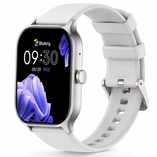 RELOGIO BLULORY RS5 2026 SMART WATCH SILVER