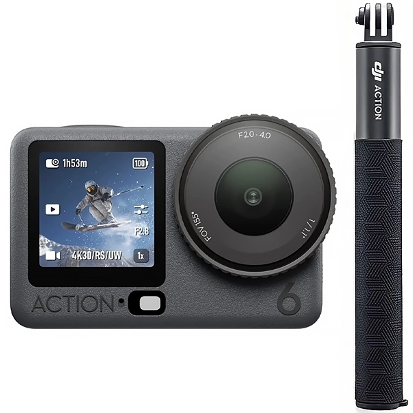 Cámara de Acción DJI Osmo Action 6 Adventure Combo AC006 8K - Negra