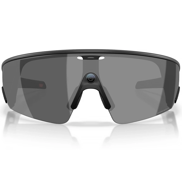 Óculos de Sol Inteligente Oakley Meta Vanguard 0W8001 com Câmera e Speaker - Black/Prizm Black
